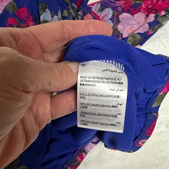 I.N.C International Concepts Womens Surplice Floral Pullover Blouse, - Picture 9 of 12